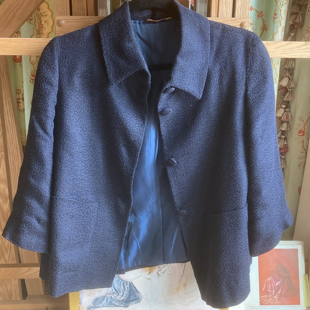 Classic Navy Women's Boxy Jacket
